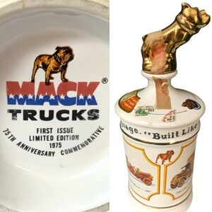 Wild Turkey 1975 Mack Trucks 75th Anniversary 1st Issue Limited Edition Decanter